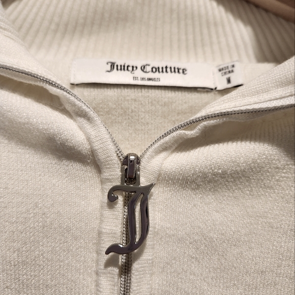 Juicy Couture White Zip-Up Jacket - Picture 4 of 8